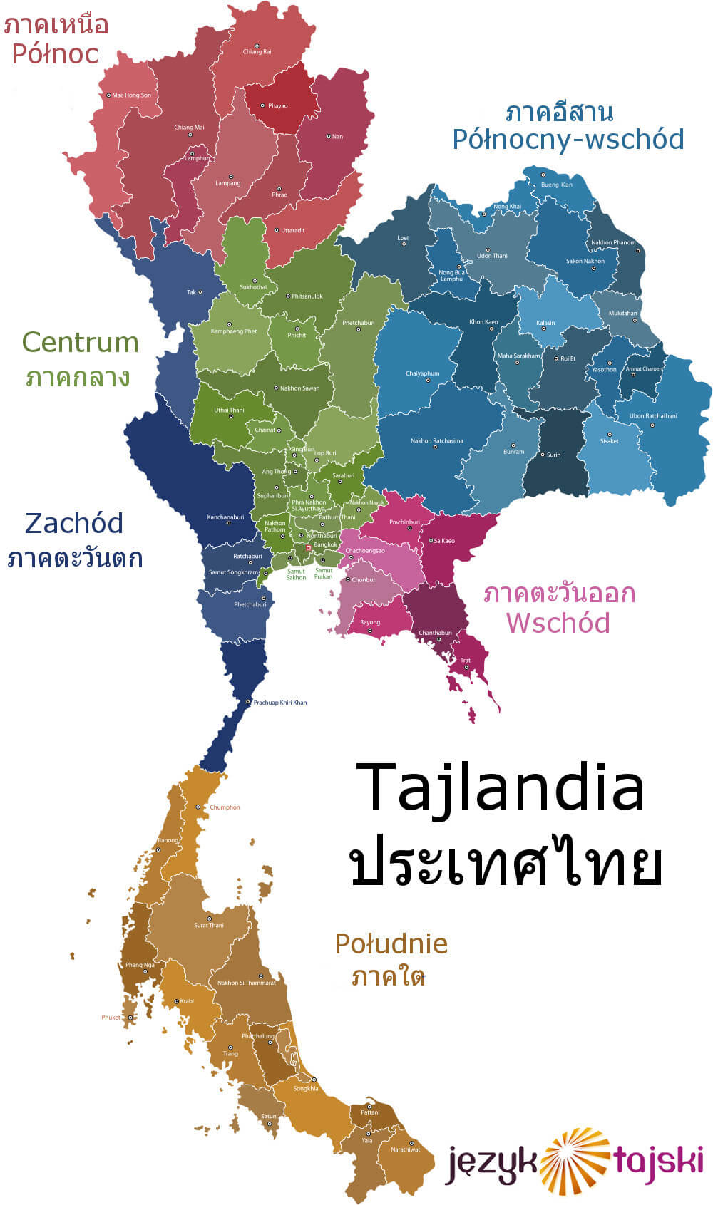 Prowincje Tajlandii